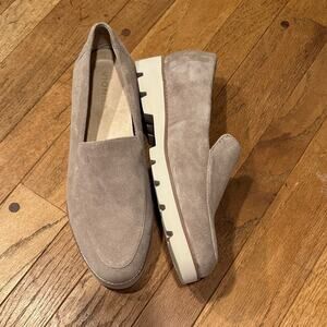 Vionic Taupe Suede Men's Loafers